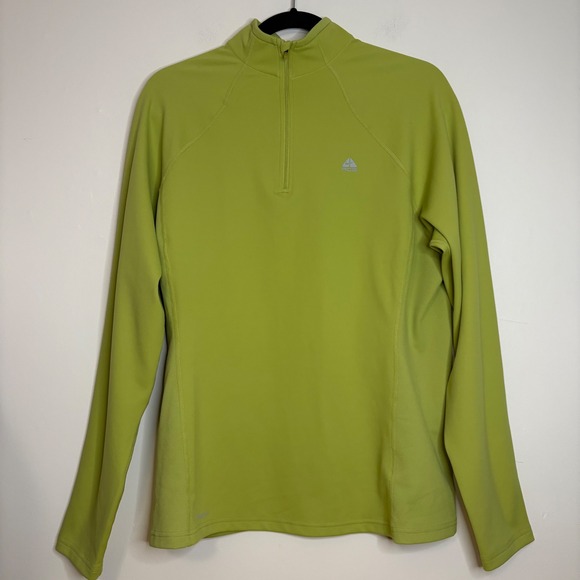 Nike ACG Half Zip Pullover Athletic‎ Top Long Sleeve Chartreuse XL - Picture 1 of 6